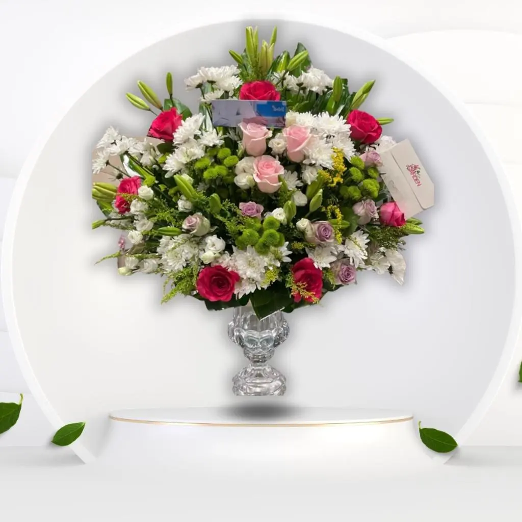 A Blend of Beauty in A Glass Jar